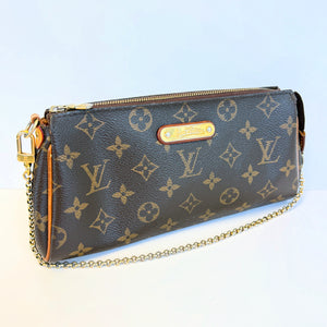 Louis Vuitton Eva Crossbody monogram with chain and strap