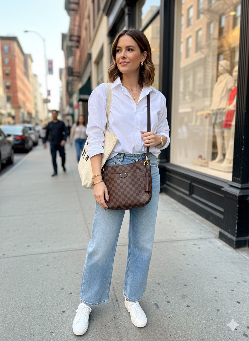 Louis Vuitton Besace South Bank ebene crossbody