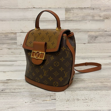 Reverse monogram Louis Vuitton dauphine backpack