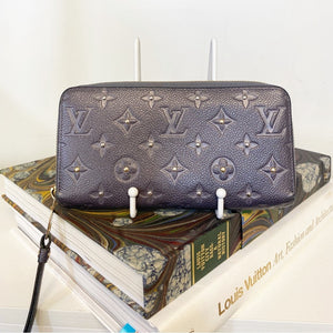 Louis Vuitton Studded Empreinte zippy wallet