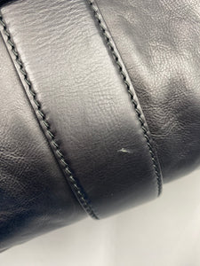 Gucci Stirrup Black Leather tote