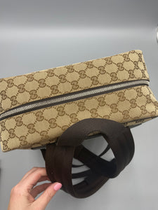 Brand New Gucci GG Print Beige Backpack