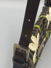 Load image into Gallery viewer, Rare Fendi Floral Embroidered Baguette Zucchino shoulder bag