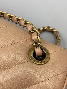 Chanel Stitched Medium Flap Chain bag