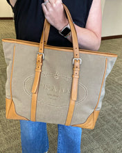 Load image into Gallery viewer, Prada Jaquered Large XL tote