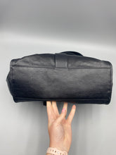 Load image into Gallery viewer, Gucci Stirrup Black Leather tote