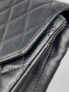 Chanel Vintage Diana Black Lambskin crossbody bag
