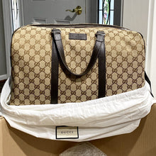 Load image into Gallery viewer, Gucci Ophidia Carry On Duffle bag with strap