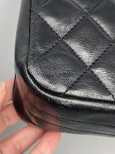 Load image into Gallery viewer, Chanel Vintage Diana Black Lambskin crossbody bag