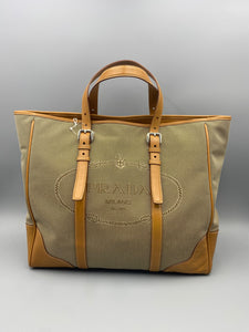 Prada Jaquered Large XL tote