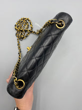 Load image into Gallery viewer, Chanel Vintage Diana Black Lambskin crossbody bag