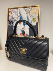 Chanel Trendy CC Top Handle Black bag